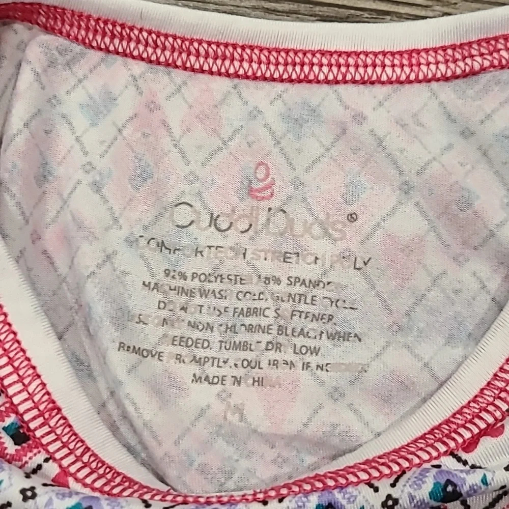Cuddle Duds Heart & Diamonds Pajamas Set Size Medium